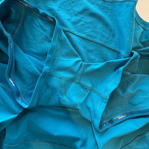 NWT lululemon Wunder Train HR Short 6" Neon Wash Electric Turquoise Sz 10 - Picture 6 of 6